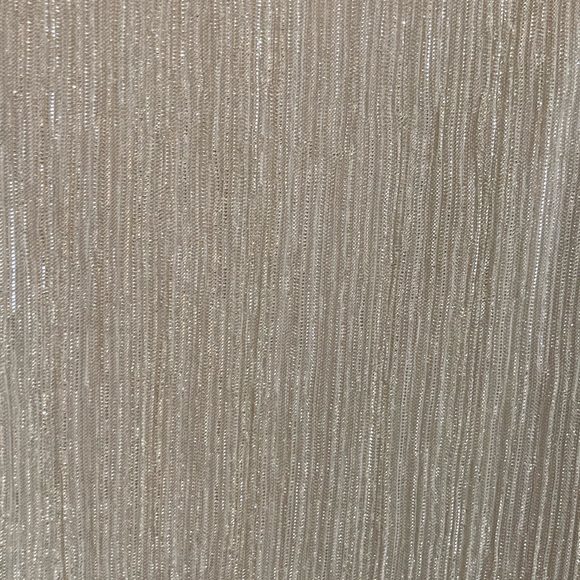 NWT Prelude Silver Bell Sleeve Flowy Sparkle Dress - Picture 7 of 8